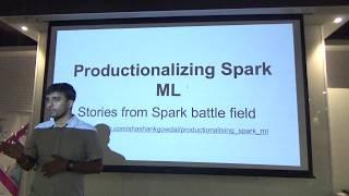 Productionalizing Spark ML