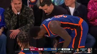 Julius Randle Injury Vs Miami Heat Nasty Fall Leads to Dislocated Shoulder