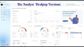 Biz Analyst Desktop Versions