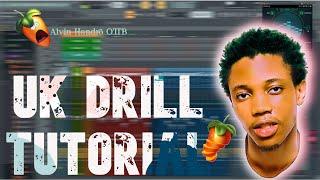 UK Drill Tutorial On FL Studio 20 WITH STOCK PLUGINS