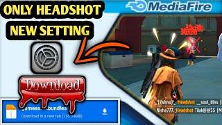 Free Fire Headshot Trick  Headshot config File  All Gun Working Trick  100℅ Work