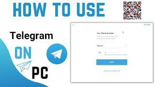 How to Use Telegram on PC & Laptop Without QR Scan  How to Install and Run telegram on Pc - 2022