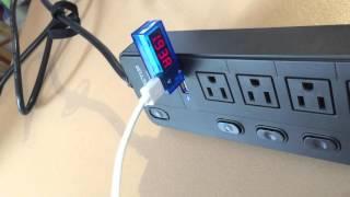 Iselector 4320 Joule Surge Protector Power Strip with USB Ports