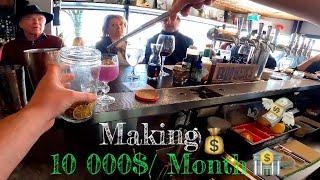 A Week in my Bartending Life Making 10 000$ per Month 