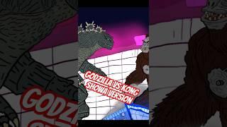 Godzilla vs Kong showa version #kaijumoments #godzillacartoon #godzillaxkongthenewempire #kaiju