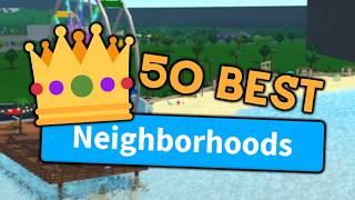 TOP 50 *WORKING* 2024 BLOXBURG NEIGHBORHOOD CODES  Roblox Bloxburg