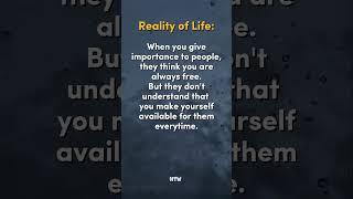 Reality of Life  Sad Wattsapp status