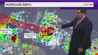 Hurricane Beryl forms Storms possible in Memphis