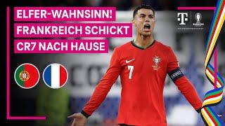 Portugal - Frankreich Highlights mit Live-Kommentar  UEFA EURO 2024 Viertelfinale  MAGENTA TV