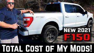 2021 Ford F150 Build - Everything I have spent New Lariat Sport 5.0 in Space White Leveled on 33s