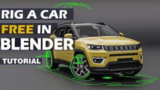 Blender Tutorial- Rigging a Car FREE in Blender  Easy Beginner Tutorial