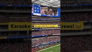 Terry Crews A Thousand Miles Karaoke at 2023 Rams vs. 49ers Game #shorts #karaoke #rams #49ers