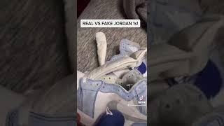 FAKE VS REAL AIR JORDAN 1S *SCARY*