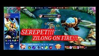 ZILONG ON FIRE MODE CLASICZilong Serepet Lagi On Fire Bikin Lawan Kena Mental