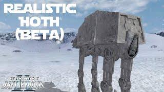 Star Wars Battlefront 2 Mod  Realistic Hoth Harrisonfogs Rezzed Maps