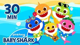 Summer Baby Shark Remix Doo Doo Doo 1 hour  +Compilation  Baby Shark Official