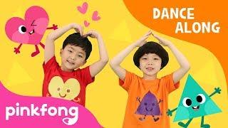 Dance with Shapes  Shape Song  Dance Along  Pinkfong Songs for Children