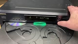 Onkyo DX-C390 6 Disc CD changer demo