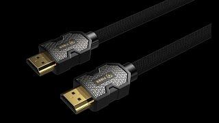 FIBBR Snowflake Series  8K Certified Silver Plated Ultra High Speed HDMI 2.1 Cable