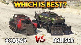 GTA 5 ONLINE  SCARAB VS BRUISER WHICH IS BEST?