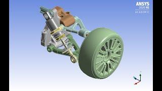 Joint Connection for Front Suspension System in Ansys Workbench Transient Structural Analysis