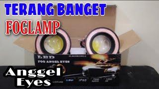 Review Lampu Foglamp Anggel Eyes 89mm  Ring Merah