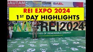 REI Expo 2024 1st Day Highlights  Connect With Indias Top Solar Companies  #REIExpo