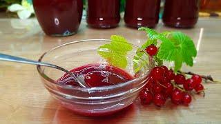 Just lick your fingers Red currant sauce for the winter for meat and fish