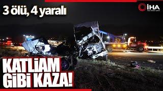 Niğdede Zincirleme Trafik Kazası Ölü ve Yaralılar Var