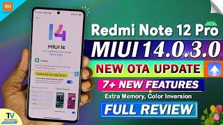 Redmi Note 12 Pro New MIUI 14.0.3.0 Update Features  Redmi Note 12 Pro New MIUI 14 Update Features