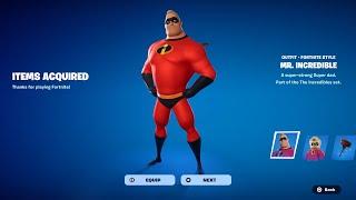 How To Get Mr. Incredible Skin FREE In Fortnite Unlocked LEGO Mr. Incredible Style