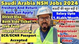 Nasser Al Hajri Jobs 2024  High Salary  Free Food  Direct Interview