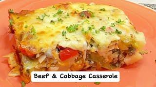 Beef & Cabbage Casserole Recipe Very Flavorful 