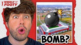 Bomb Found In Football Stadium  