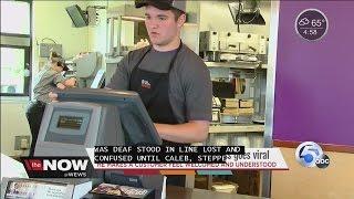 Taco Bell employees act of kindness goes viral He makes a customer feel welcomed and understood