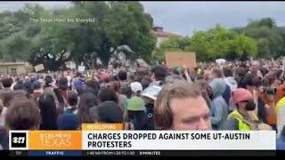 Some UT protesters charges dropped