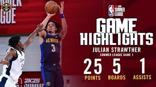 Julian Strawther Full Summer League Highlights vs. Clippers 