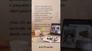 Cómo traducir tu web ‍ ¡Rápido y fácil #sofilovesmedia