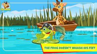 Giramille  The Frog Doesnt Wash His Feet - Kids Song