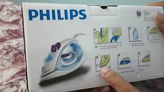 Philips steam iron 1900 series 1440W. Unboxing Review and Testing  comparison with normal iron