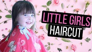 Kids Haircut for Little Girls  Toddler Girls Haircut Tutorial