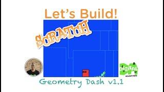 Lets Build How to Code Geometry Dash Enhanced with Character Explosion in Scratch