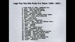 Lagu Pop Top Hits Pada Era Tahun 1998 - 2001