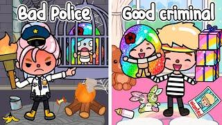 Bad Police And Good Criminal  Toca Life Story  Toca Boca