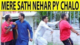 Mere Sath Nehar Py Chalo Part 6 Best Prank  Velle Loog Khan Ali