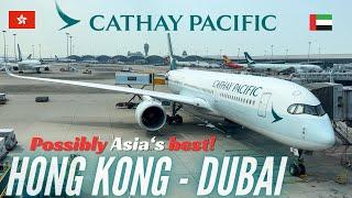 MUST FLY Cathay Pacific  Hong Kong - Dubai  Cathay Pacific Economy Class  A350-900  Trip Report