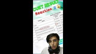 CUET Result Reaction  Unexpected