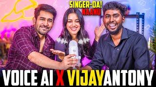 Vijay Antony Vs Voice Ai - இனி Singer-டா நானு - Mirnalini Ravi  Mirnalini Becomes Singer Using AI