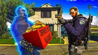 Invisible Man Robbing Mansions In GTA 5 RP