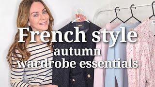 French style autumn wardrobe essentials - French girl style